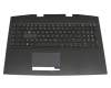 71NHY132138 original HP keyboard incl. topcase DE (german) black/black with backlight