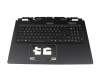 71NL92BO055 original Compal keyboard incl. topcase DE (german) black/black with backlight