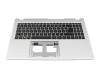 7569407900010 original Acer keyboard incl. topcase DE (german) black/silver