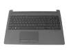 7H20C0 original HP keyboard incl. topcase CH (swiss) black/black
