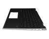 8K2091 original HP keyboard incl. topcase DE (german) black/black with backlight