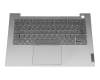 8SSN20Z38425 original Lenovo keyboard incl. topcase DE (german) dark grey/grey with backlight