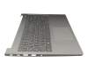 8SSN20Z38611L original Lenovo keyboard incl. topcase DE (german) dark grey/grey with backlight