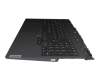 8SST60R45354 original Lenovo keyboard incl. topcase DE (german) black/grey with backlight