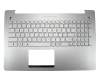 90NB00K1-R31US0 original Asus keyboard incl. topcase US (english) silver/silver with backlight