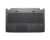 90NB07Z1-R31GE0 original Asus keyboard incl. topcase DE (german) black/black with backlight