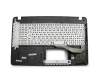 90NB0B03-R30100 original Asus keyboard incl. topcase DE (german) black/grey including ODD bracket