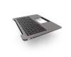 90NB0CW1-R30100 original Asus keyboard incl. topcase DE (german) black/silver with backlight