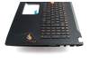 90NB0DQ1-R31GE0 original Asus keyboard incl. topcase DE (german) black/black with backlight