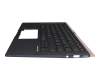 90NB0JQ1-R32GE0 original Asus keyboard incl. topcase DE (german) black/blue with backlight