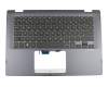 90NB0N31-R31GE0 original Asus keyboard incl. topcase DE (german) black/blue with backlight