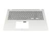 90NB0TY2-R34GE1 original Asus keyboard incl. topcase DE (german) grey/silver
