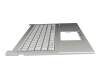 90NB0ZR1-R30GE0 original Asus keyboard incl. topcase DE (german) grey/silver