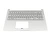 90NB1022-R33GE0 original Asus keyboard incl. topcase DE (german) grey/silver