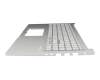 90NB1022-R33GE0 original Asus keyboard incl. topcase DE (german) grey/silver
