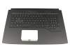 90NR00D1-R30GE0 original Asus keyboard incl. topcase DE (german) black/black with backlight