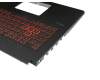 90NR0192-R31GE0 original Asus keyboard incl. topcase DE (german) black/red/black with backlight