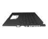 90NR04H1-R31GE0 original Asus keyboard incl. topcase DE (german) black/black with backlight