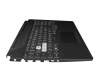 90NR05V6-R31GE0 original Asus keyboard incl. topcase DE (german) black/transparent/black with backlight
