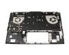 90NR0CJ7-R31GE0 original Asus keyboard incl. topcase DE (german) grey/grey with backlight