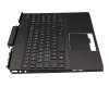 910300206950 original Primax keyboard incl. topcase DE (german) black/black with backlight