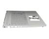 920019-041 original HP keyboard incl. topcase DE (german) silver/silver with backlight