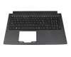 92704E40K201 original Acer keyboard incl. topcase CH (swiss) black/black
