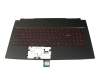 957-17FK3E-C06 original MSI keyboard incl. topcase DE (german) black/red/black with backlight