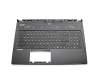 95716H81EC50 original MSI keyboard incl. topcase DE (german) black/black with backlight Multicolor
