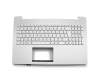 9Z.N8BBU.N06 original DFE keyboard incl. topcase PO (portuguese) silver/silver with backlight