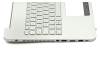 9Z.N8BBU.T0G original Darfon keyboard incl. topcase DE (german) silver/silver with backlight