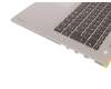 9Z.NCRBC.B0G original Lenovo keyboard incl. topcase DE (german) black/silver with backlight silver edge