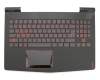 9Z.NDKBN.00G original Lenovo keyboard incl. topcase DE (german) black/black with backlight