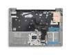9Z.NDSSN.10G original Lenovo keyboard incl. topcase DE (german) grey/silver