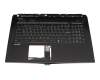 9Z.NEKBN.B0G original MSI keyboard incl. topcase DE (german) black/black with backlight