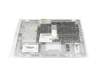 ACM16P7/6D0 original Acer keyboard incl. topcase DE (german) silver/silver with backlight