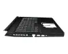 ACM18K5/6D0 original Acer keyboard incl. topcase DE (german) black/black with backlight