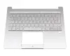 ACM19K26D0 original Acer keyboard incl. topcase DE (german) silver/silver with backlight