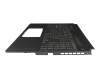 AENJSG00010 original Quanta keyboard incl. topcase DE (german) grey/grey with backlight