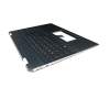 AEX38G00020 original HP keyboard incl. topcase DE (german) black/blue with backlight