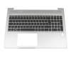 AEX8KG01010 Primax keyboard incl. topcase DE (german) black/silver with backlight