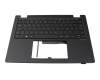 AEZ8FG00010 original Acer keyboard incl. topcase DE (german) black/black with backlight