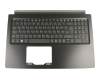 AEZAAG00110 original Acer keyboard incl. topcase DE (german) black/black