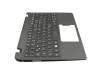 AEZHJG00020 original Acer keyboard incl. topcase DE (german) black/black