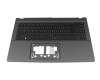 AEZYXG00010 original Acer keyboard incl. topcase DE (german) black/black with backlight