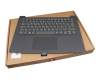 AM1GZ000100KCT10 original Lenovo keyboard incl. topcase DE (german) grey/grey