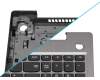 AM1JV000300 original Lenovo keyboard incl. topcase DE (german) grey/silver Fingerprint