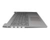 AM1JV000300 original Lenovo keyboard incl. topcase DE (german) grey/silver