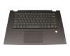 AM2G9000200 original Lenovo keyboard incl. topcase US (english) grey/grey with backlight