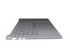 AM2GQ000900 original Lenovo keyboard incl. topcase DE (german) grey/grey with backlight